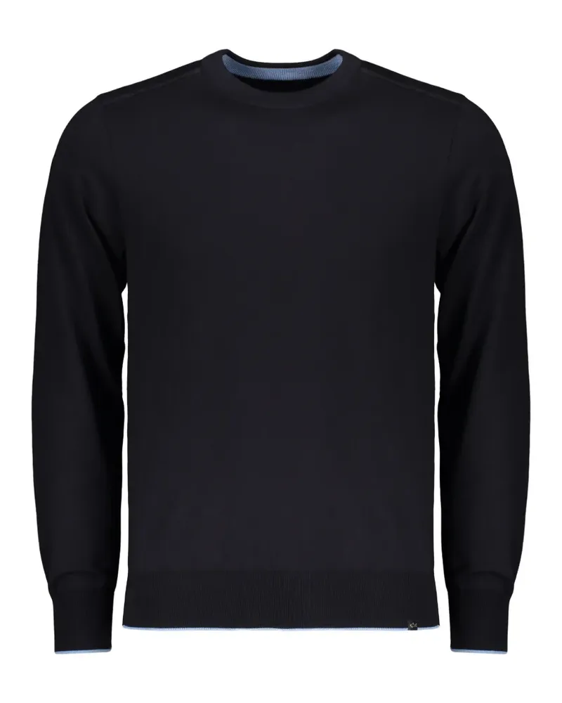 Paul & Shark long-sleeve round-neck sweater - Schwarz Schwarz