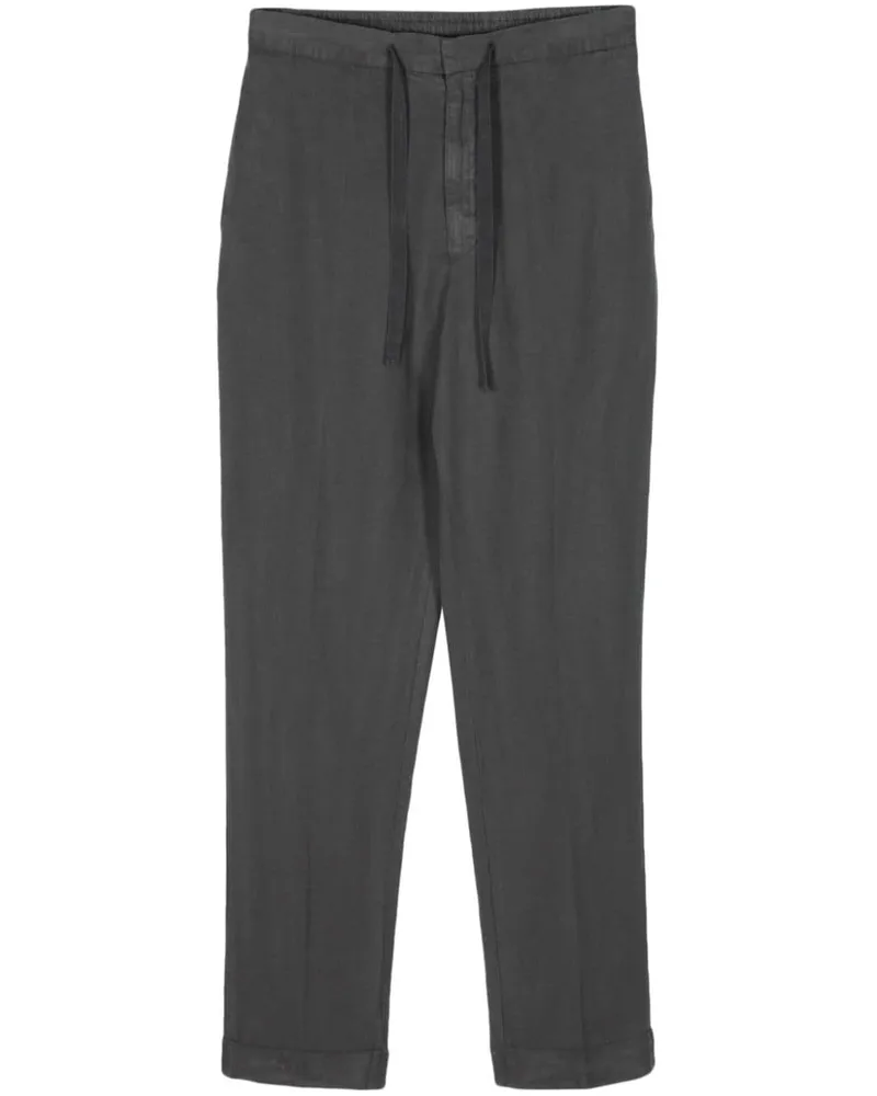 Officine Generale Hose mit Tapered-Bein Grau