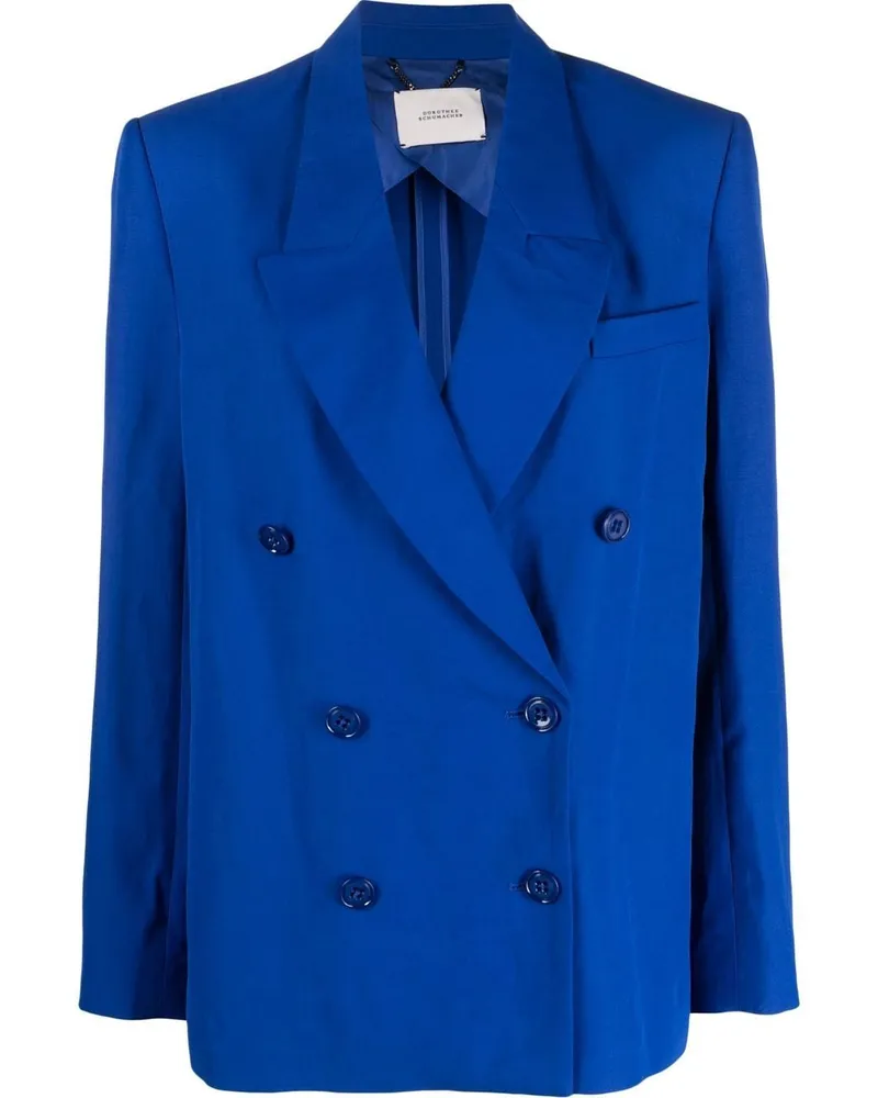 Dorothee Schumacher Doppelreihiger Summery Blazer - Blau Blau