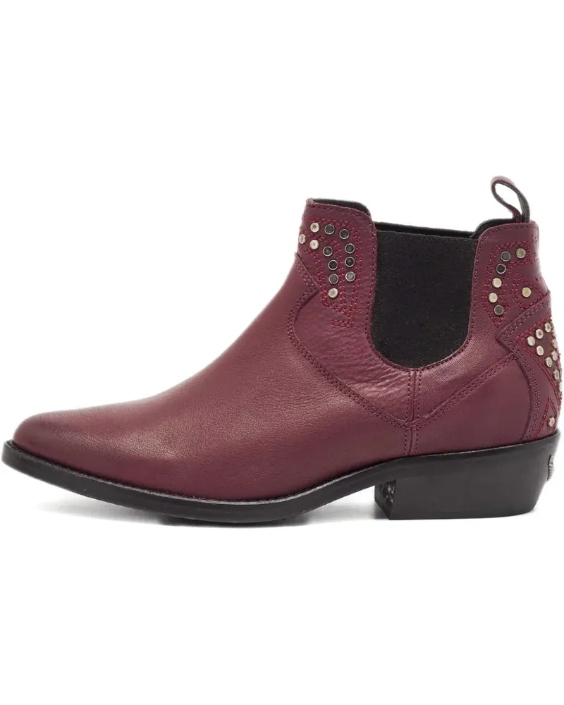 Zadig & Voltaire Pre-owned Stiefeletten mit Nieten - Rot Rot