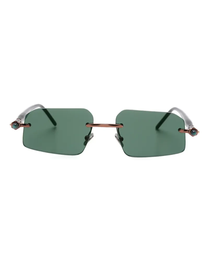 KUBORAUM Maske P64 Sonnenbrille - Braun Braun