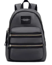 Marc Jacobs Großer The Backpack Rucksack Grau