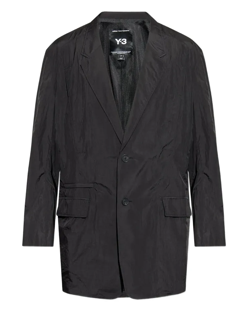 Y-3 Einreihiges Sakko - Schwarz Schwarz