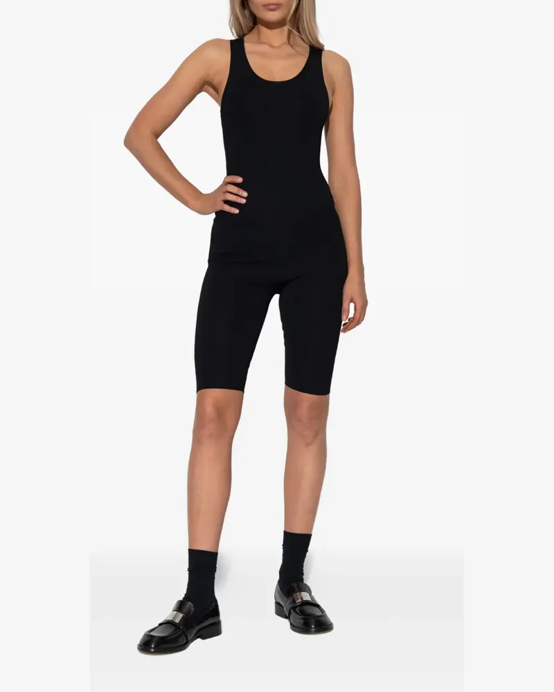 Entire Studios Gerippte Shorts - Schwarz Schwarz