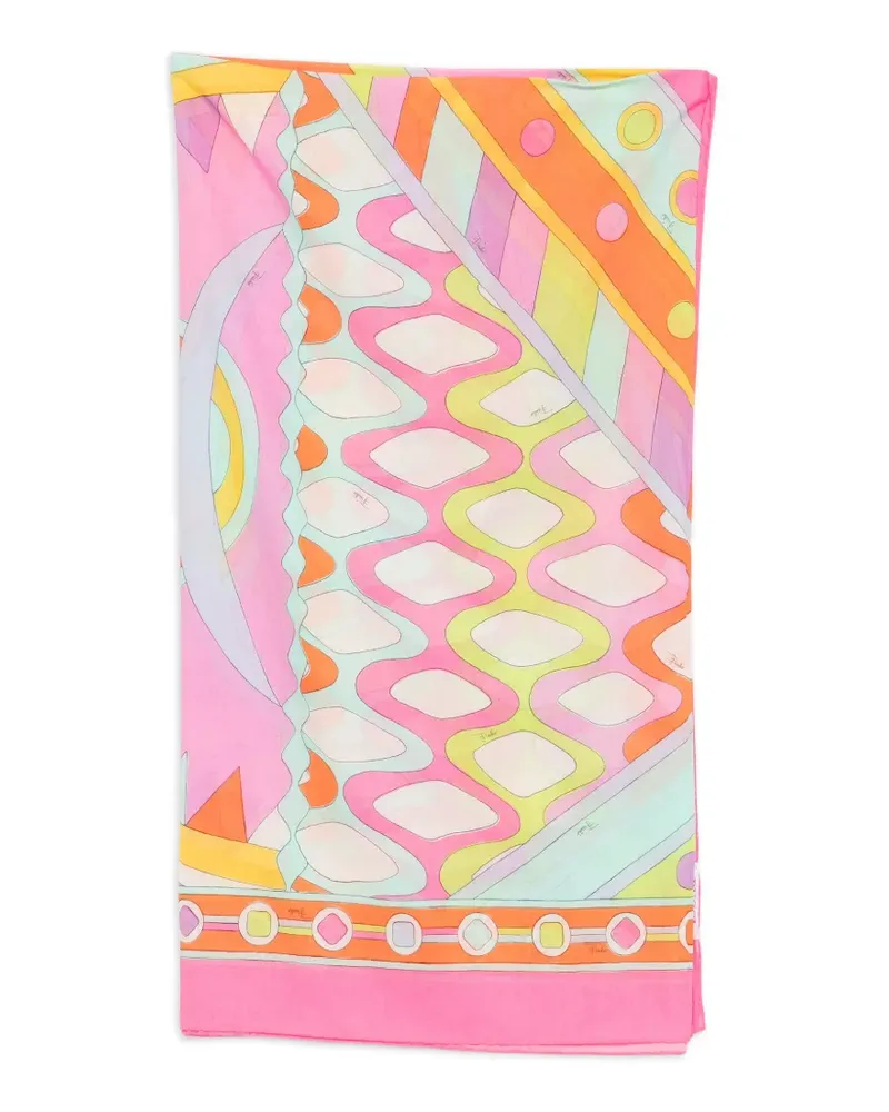 Emilio Pucci Vivara-print pareo - Rosa Rosa