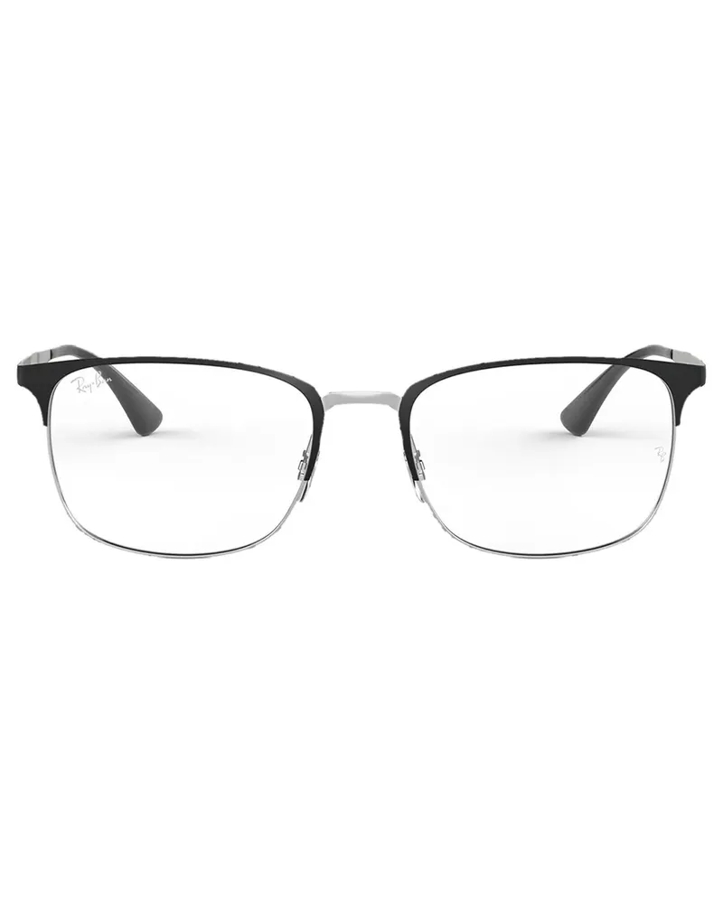 Ray Ban Brille mit eckigem Gestell - Weiß Weiß