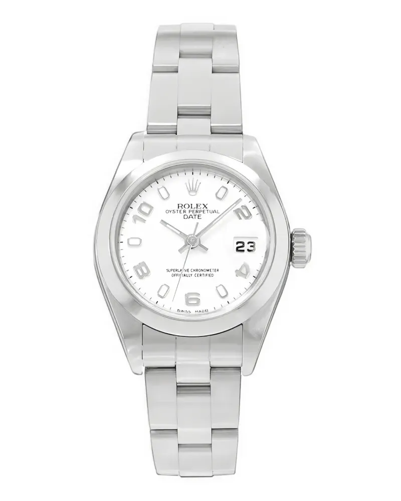 Rolex 2000 Oyster Perpetual Date Armbanduhr 26mm - Weiß Weiß