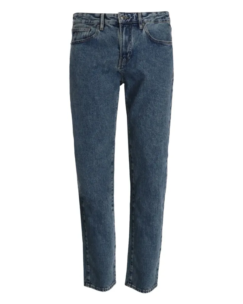 Armani Exchange Jeans mit Logo-Patch - Blau Blau