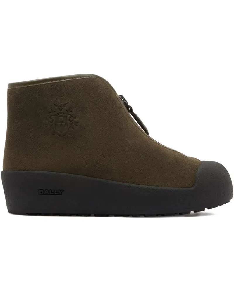 Bally Stiefeletten aus Wildleder - Grün Grün