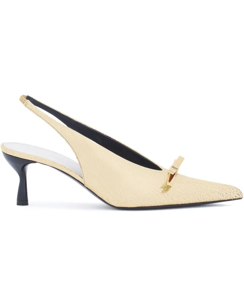Lanvin Pumps mit Schleifendetail - Gold Gold