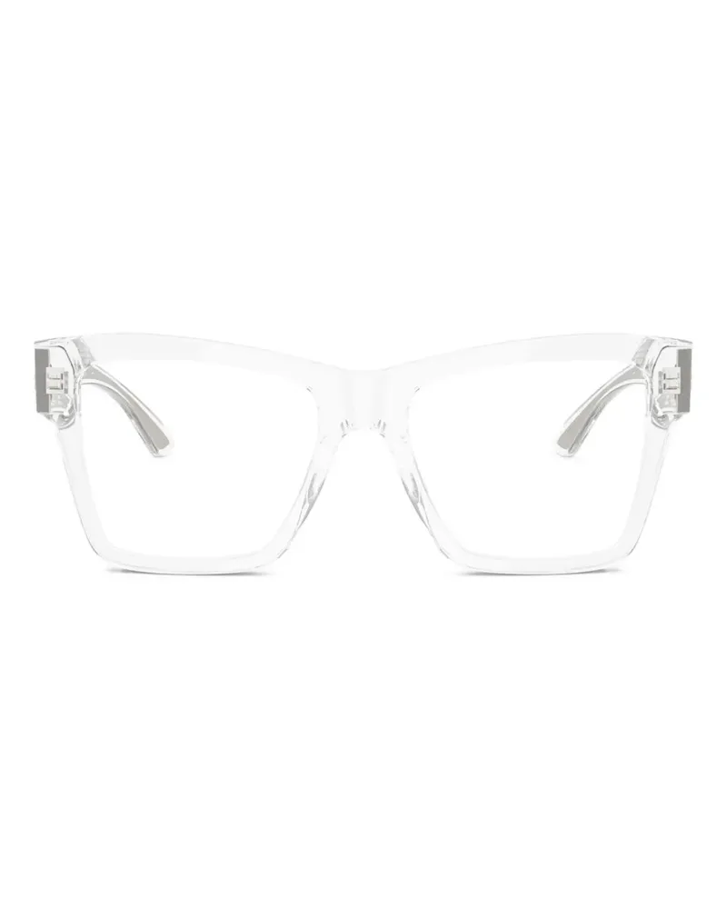 Dolce & Gabbana Brille mit Cat-Eye-Gestell - Weiß Weiß