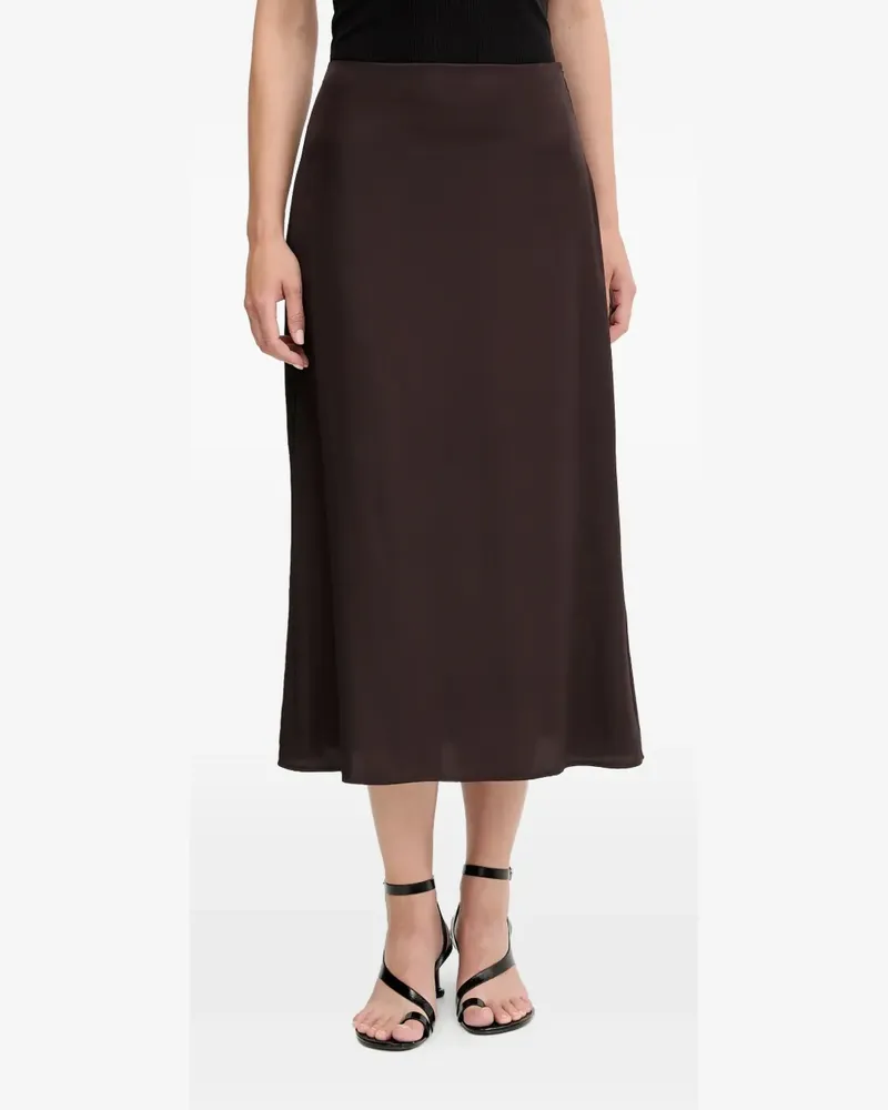 Marc O'Polo Midirock in A-Linie - Braun Braun