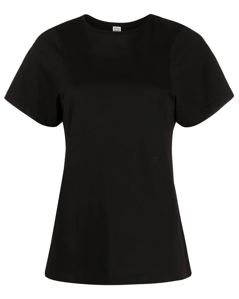 Totême Klassisches T-Shirt - Schwarz Schwarz