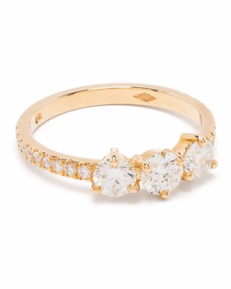 Loyal.e Paris 18kt Encore Plus Gelbgoldring mit Diamanten Gold