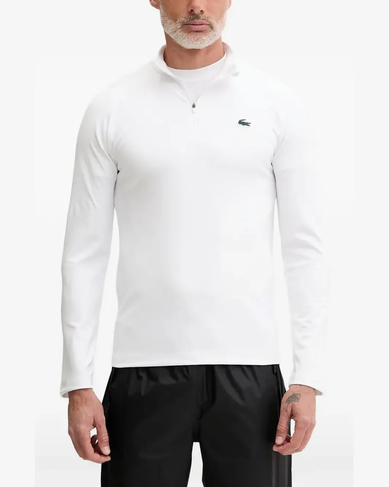 Lacoste quarter-zip sweatshirt - Weiß Weiß