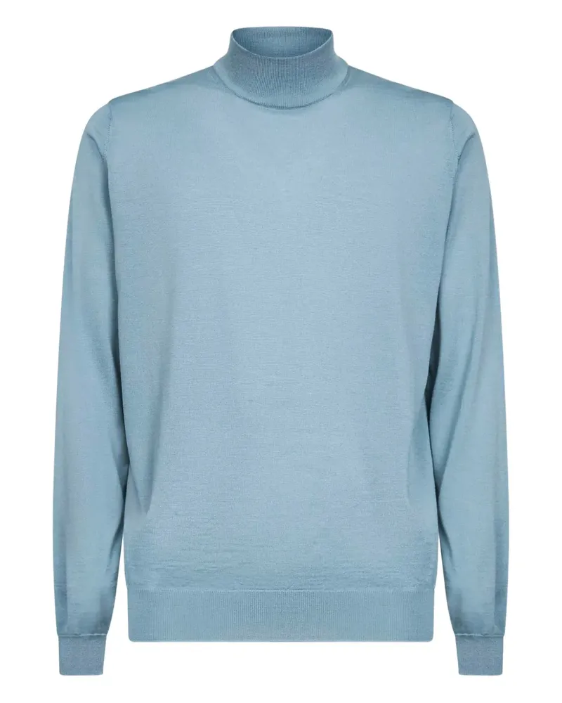 LARDINI Pullover mit Rollkragen - Blau Blau