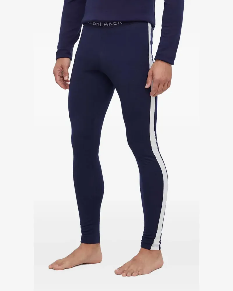 Icebreaker 200 Oasis side-stripe leggings - Blau Blau