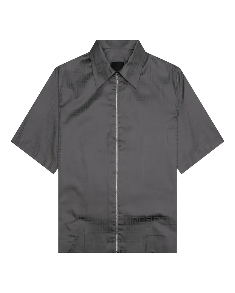 Givenchy zipped patterned shirt - Grau Grau