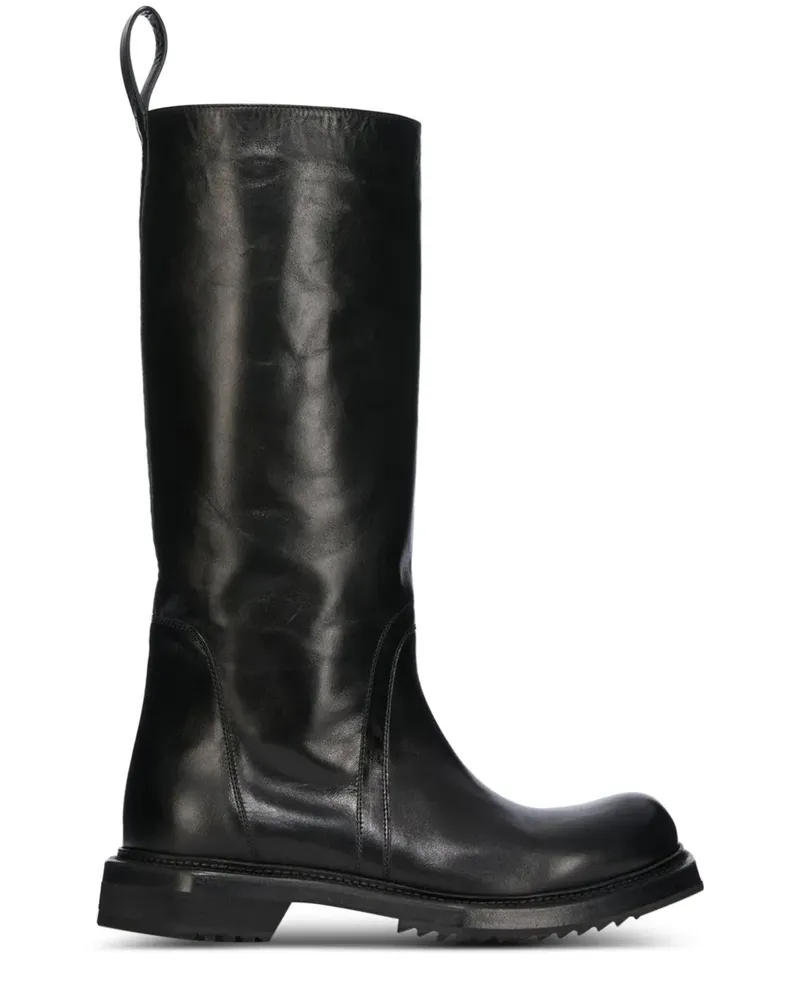 Rick Owens Kniehohe Cyclops Stiefel - Schwarz Schwarz