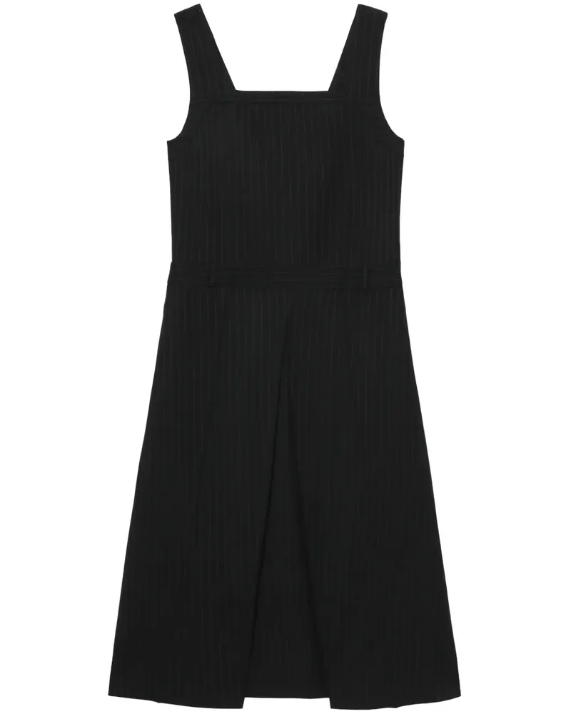 LOW CLASSIC Gestreiftes Kleid - Schwarz Schwarz