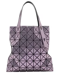 Issey Miyake Prism metallic-finish tote bag Violett