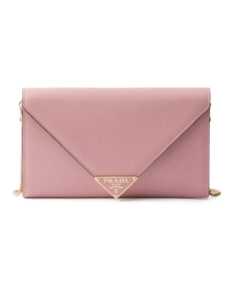 Prada Mini-Tasche aus Saffiano-Leder - Rosa Rosa