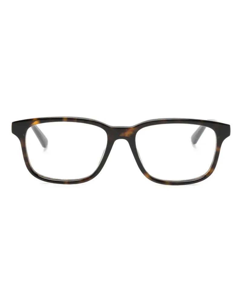 Montblanc Brille mit eckigem Gestell - Braun Braun