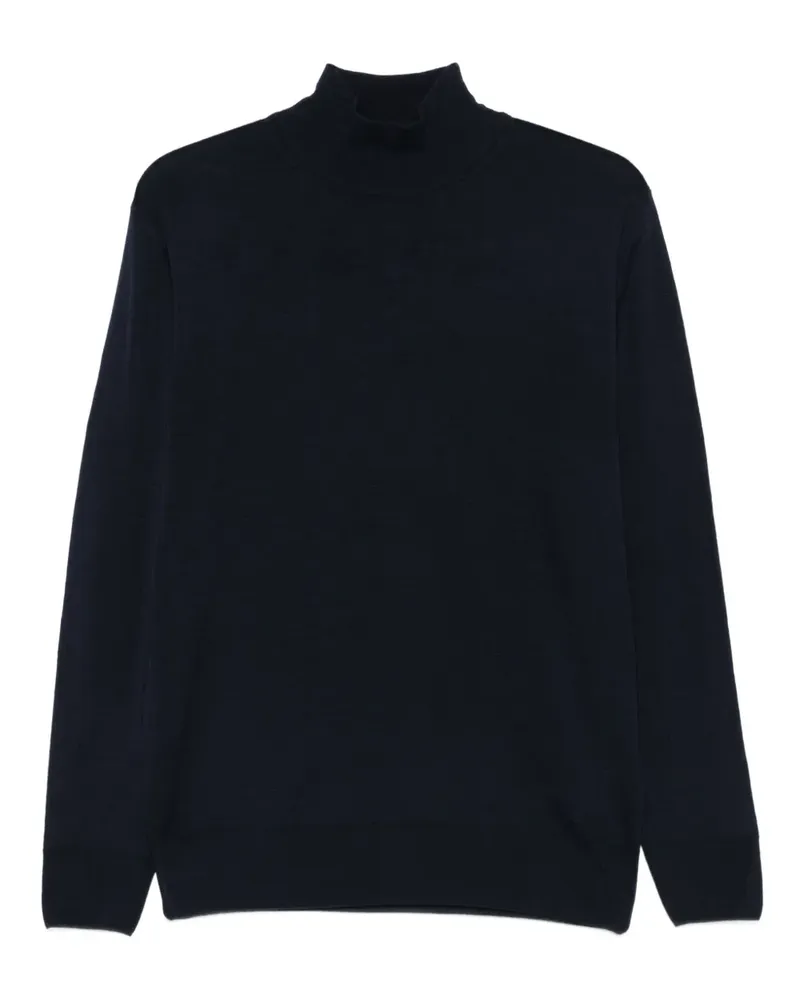 Canali Langärmeliger Pullover - Blau Blau