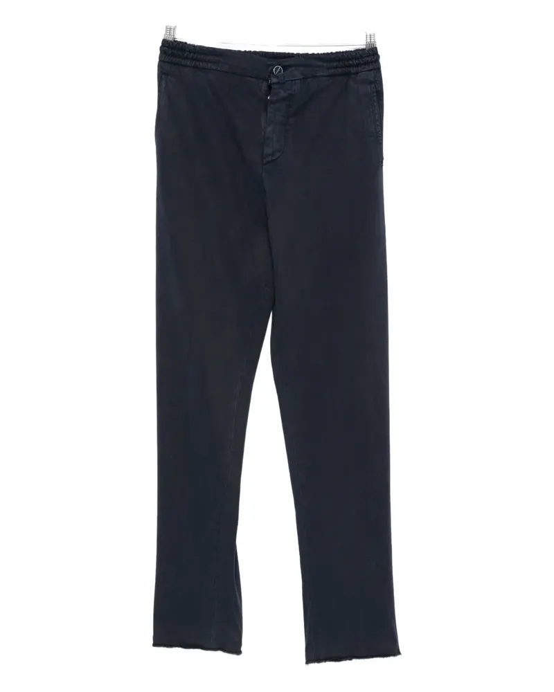 Kiton Hose mit Kordelzug - Blau Blau