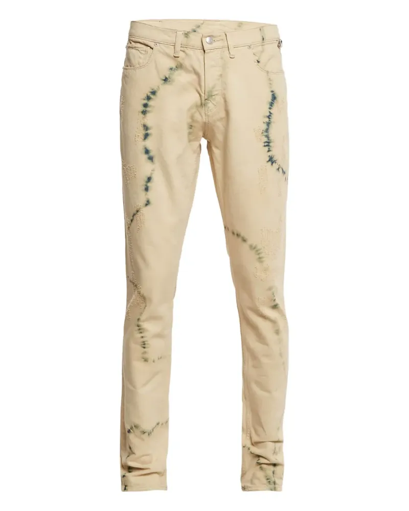 Zadig & Voltaire Jeans mit Batikmuster - Nude Nude