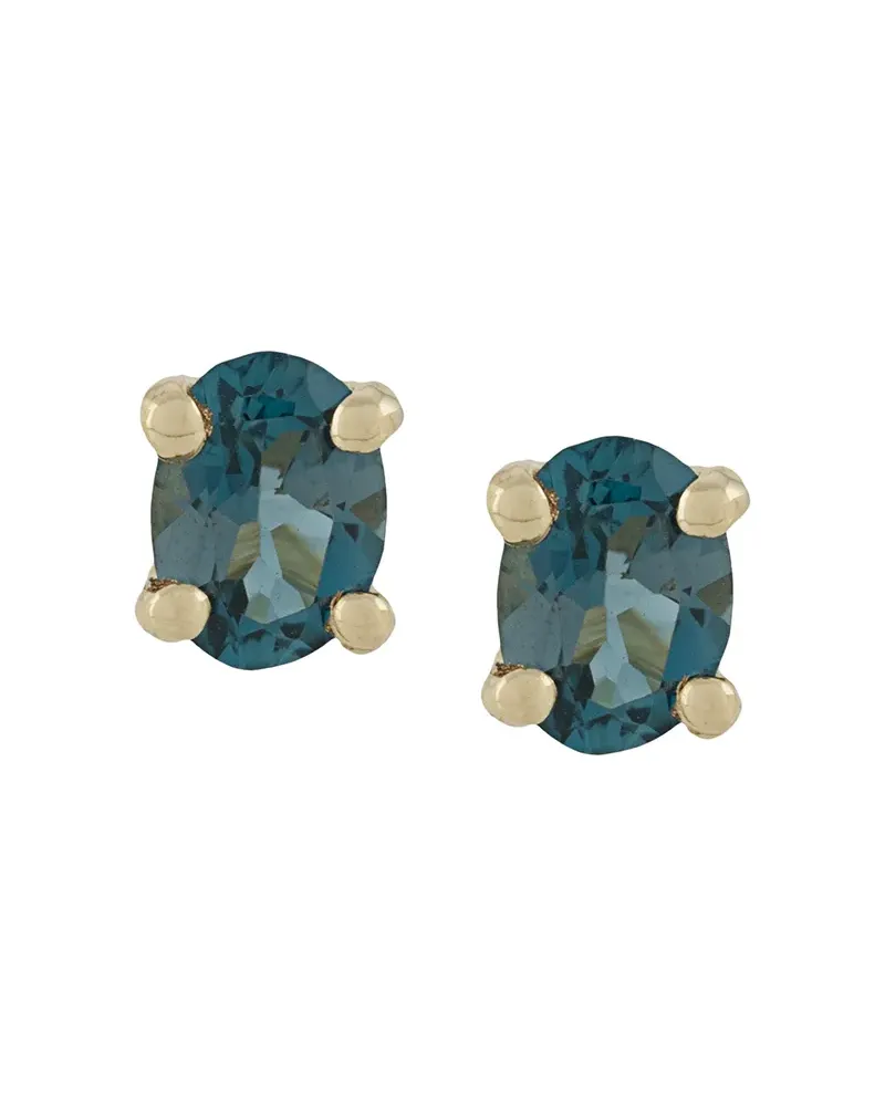 Wouters & Hendrix 18kt Gelbgoldohrringe - Blau Blau