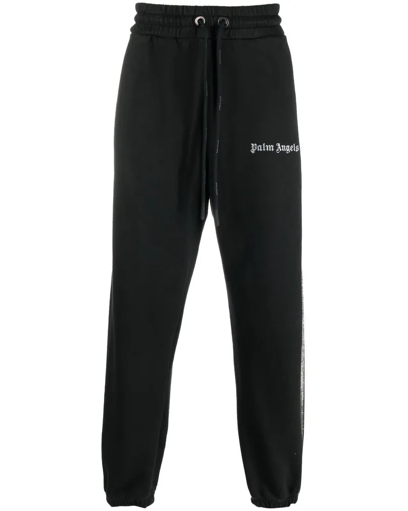 Palm Angels Jogginghose mit Logo-Print Schwarz