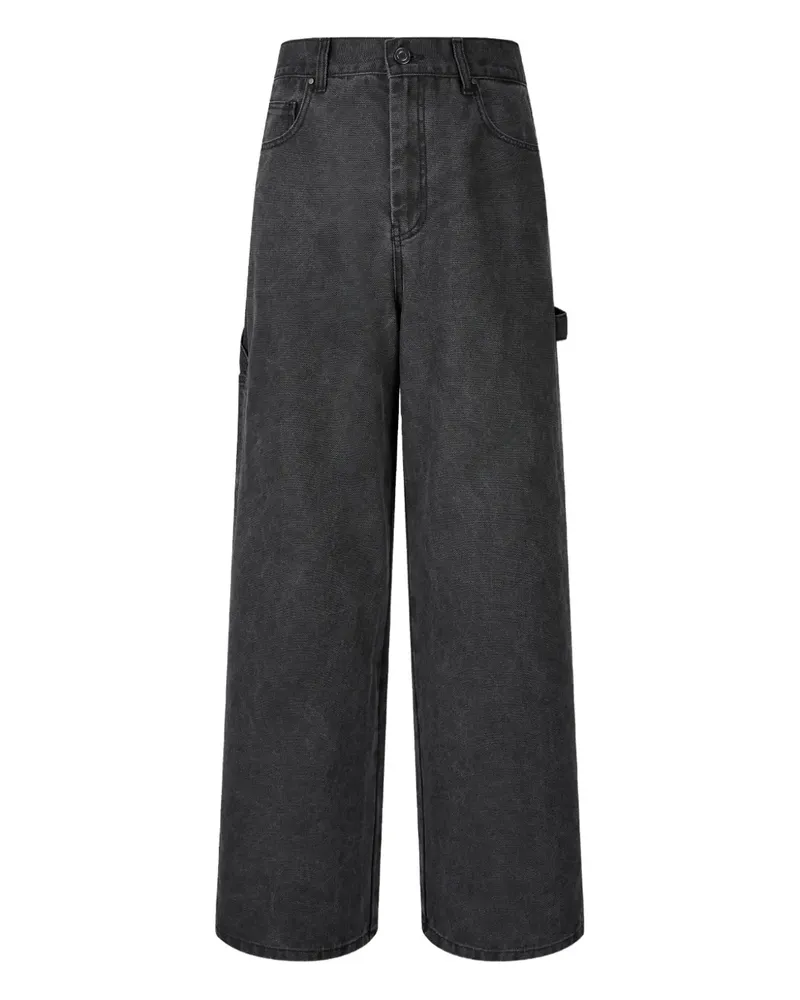 STUDIO TOMBOY Ausgeblichene Jeans - Schwarz Schwarz