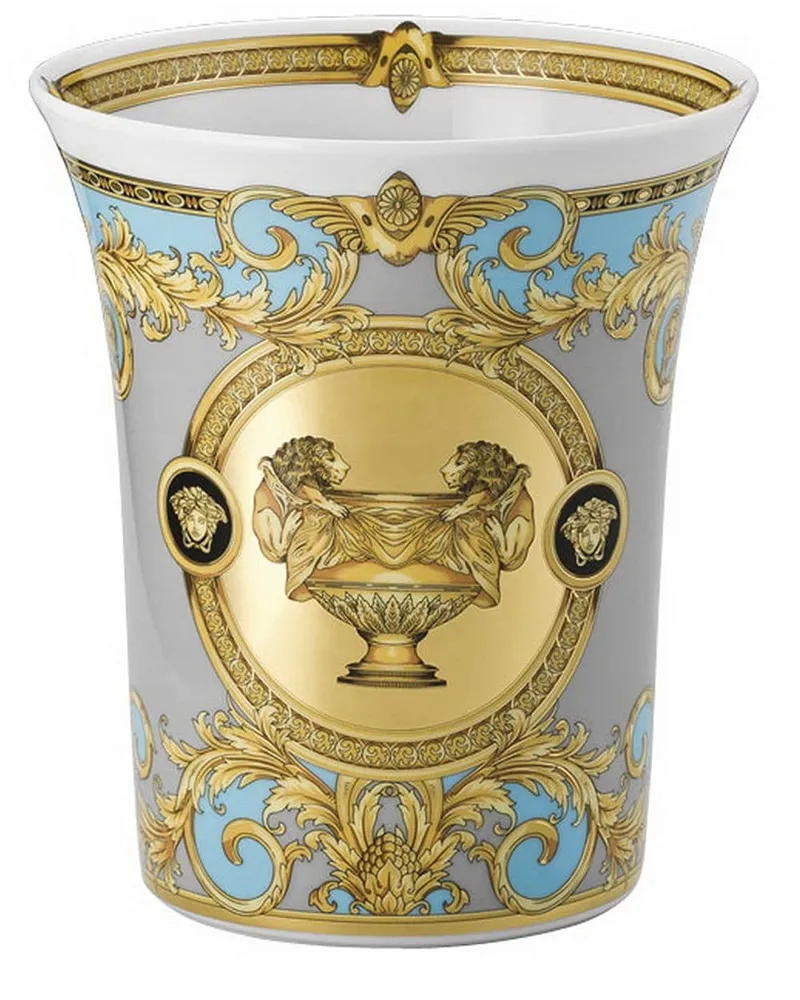 Versace Prestige Gala Vase 18cm Grau