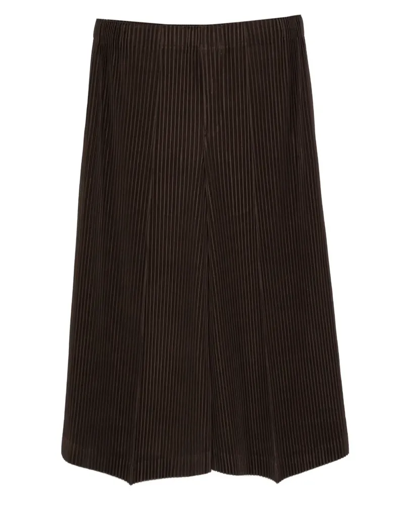 Issey Miyake Plissierte Hose - Braun Braun