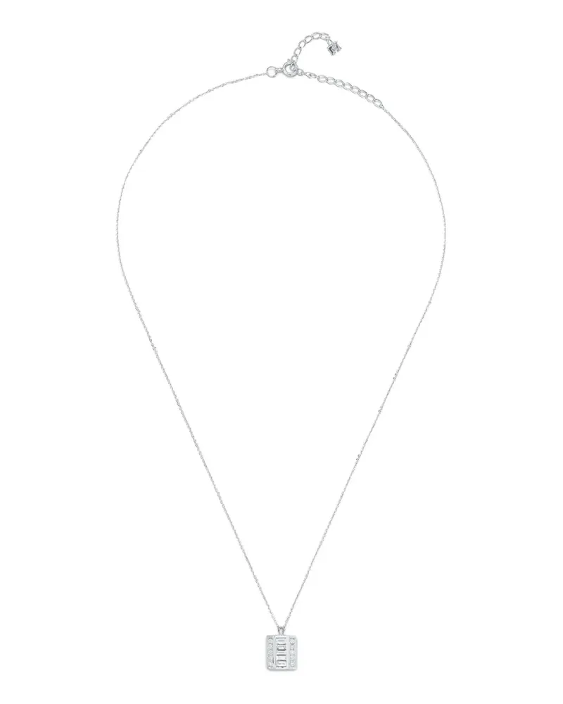 MATEO diamond baguette necklace - Silber Silber