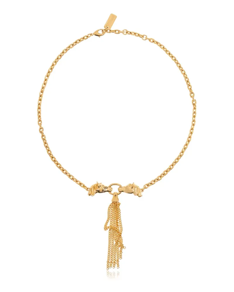 Chloé Chain Horse tassel necklace - Gold Gold