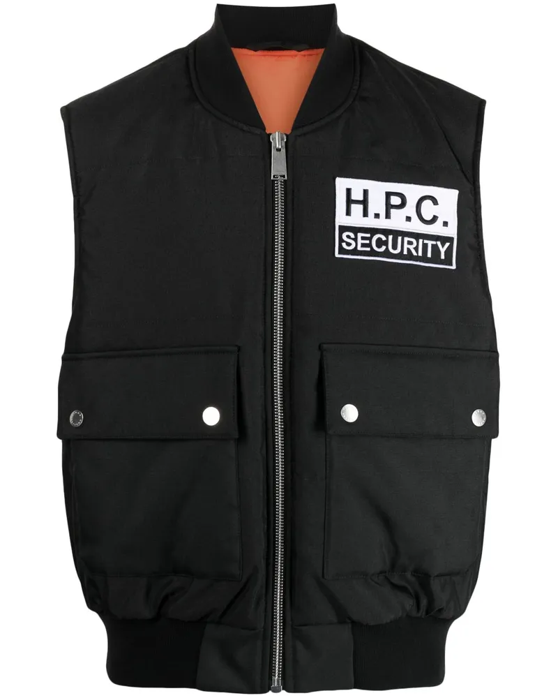 Heron Preston H.P.C. Security Weste Schwarz