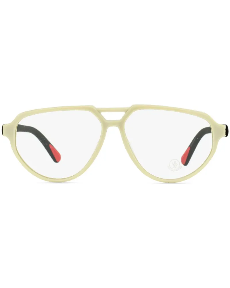 Moncler Klassische Pilotenbrille - Nude Nude