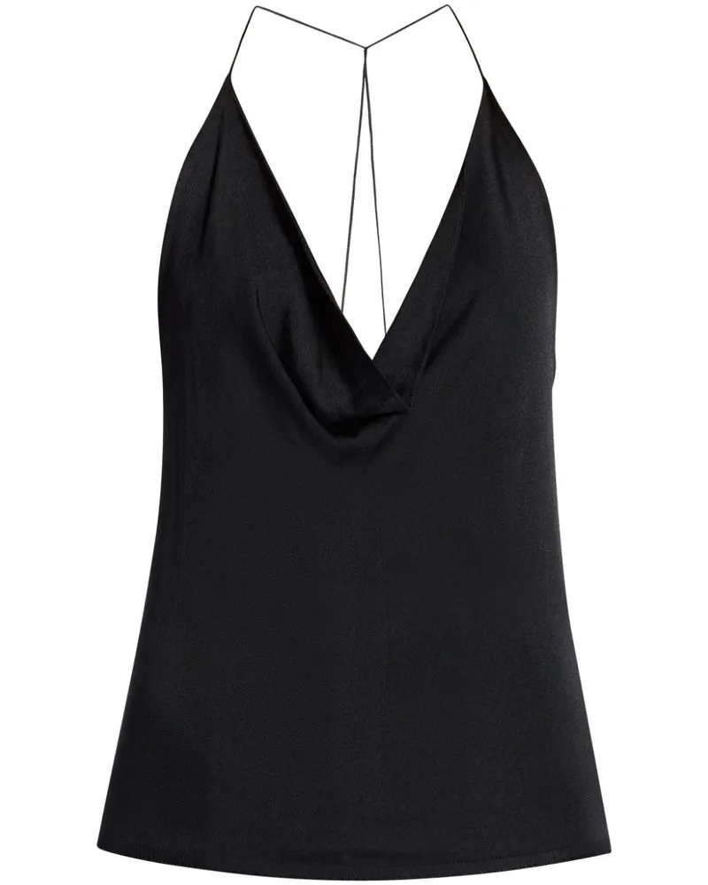 Tom Ford Top mit Rückenausschnitt - Schwarz Schwarz