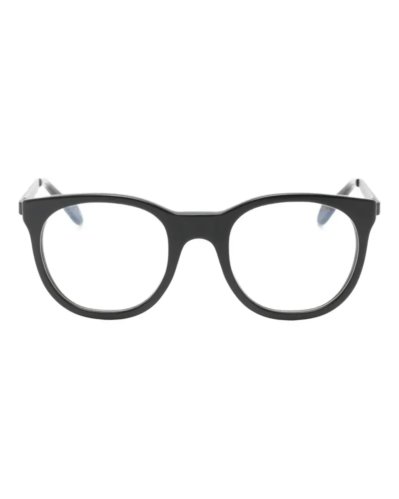 L.G.R. Zambesi round-frame glasses - Schwarz Schwarz