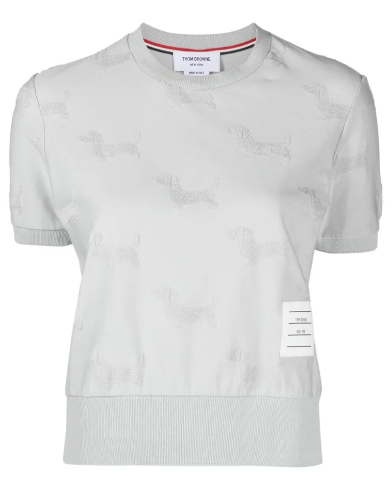 Thom Browne Hector T-Shirt - Grau Grau