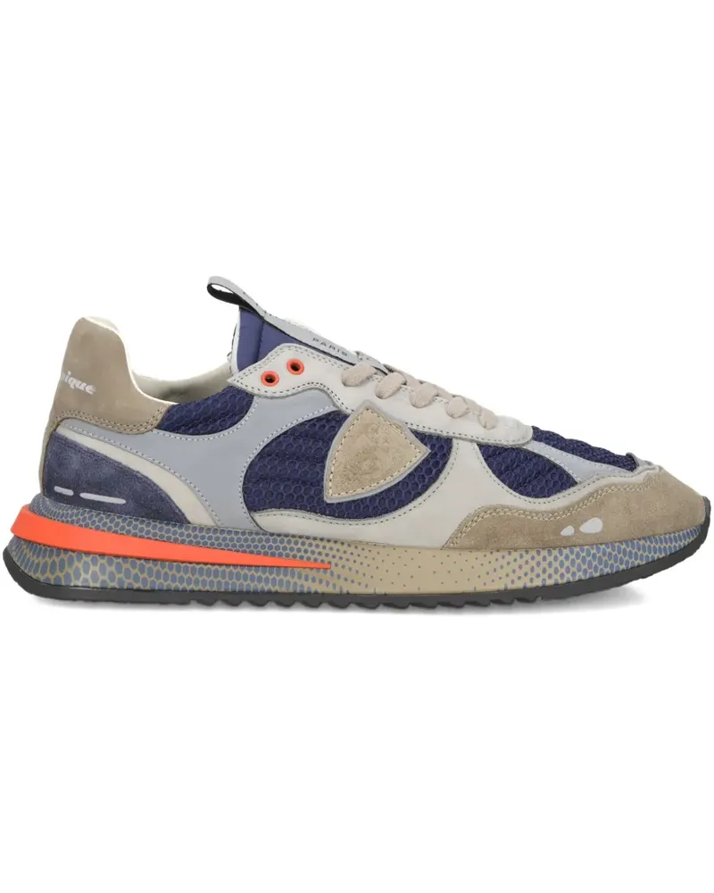 Philippe Model Olympique Sneakers mit Mesh-Einsätzen - Blau Blau