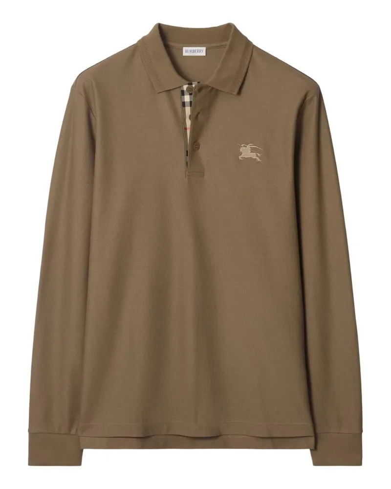 Burberry Poloshirt mit langen Ärmeln - Braun Braun