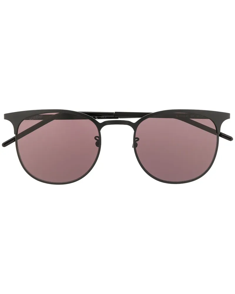 Saint Laurent SL350 Slim' Sonnenbrille - Schwarz Schwarz