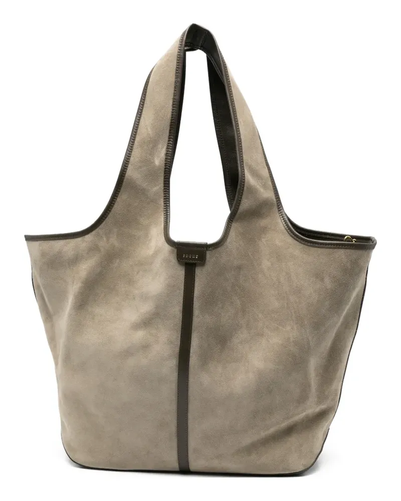 Soeur Douce trim-detail tote bag - Grau Grau