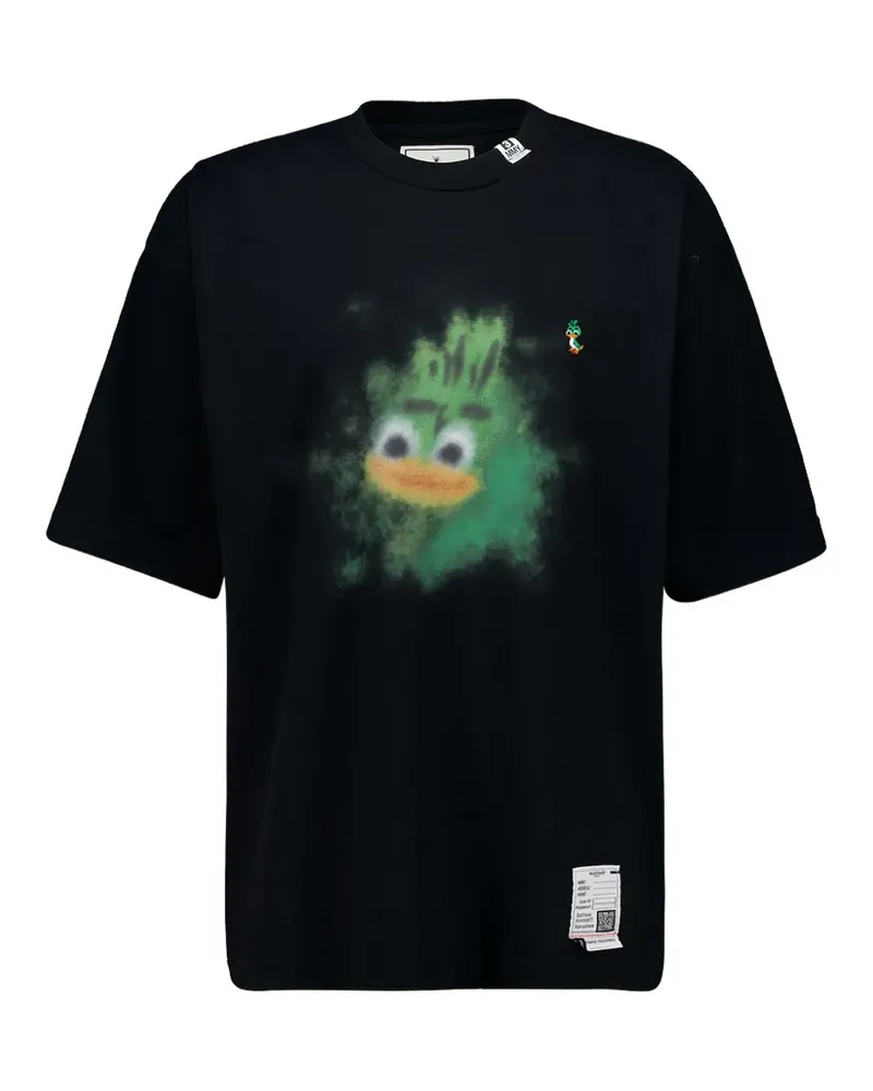 MIHARAYASUHIRO Leon printed T-shirt - Schwarz Schwarz