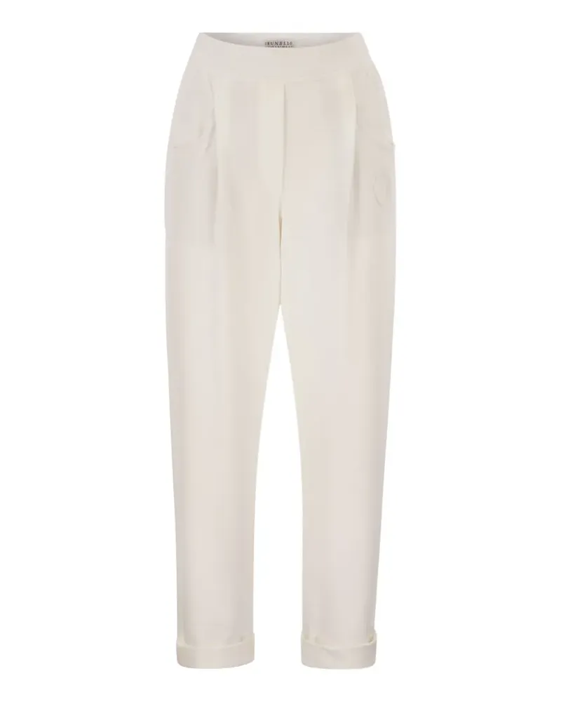 Brunello Cucinelli pleated trousers - Nude Nude