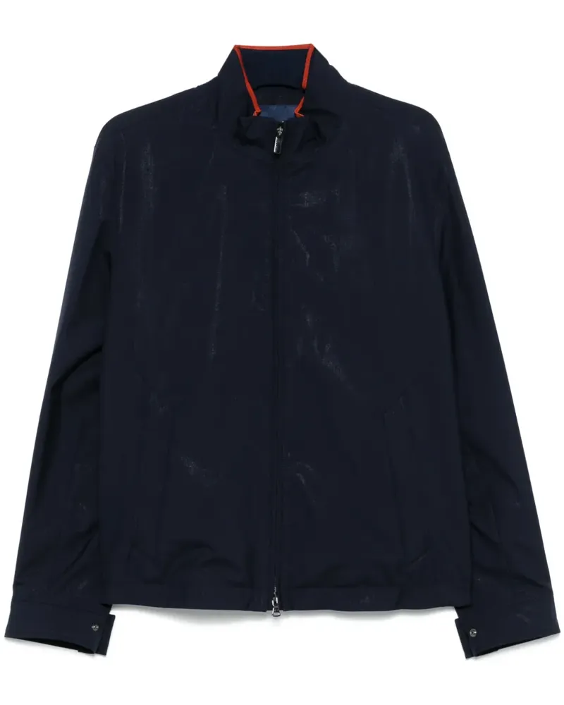 Paul & Shark Jacke mit Logo-Schild - Blau Blau