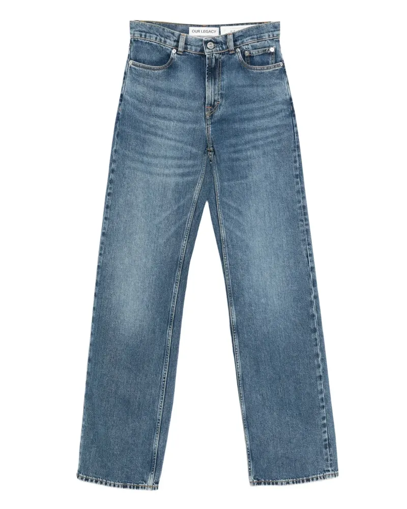 Our Legacy Wata Cut Jeans - Blau Blau
